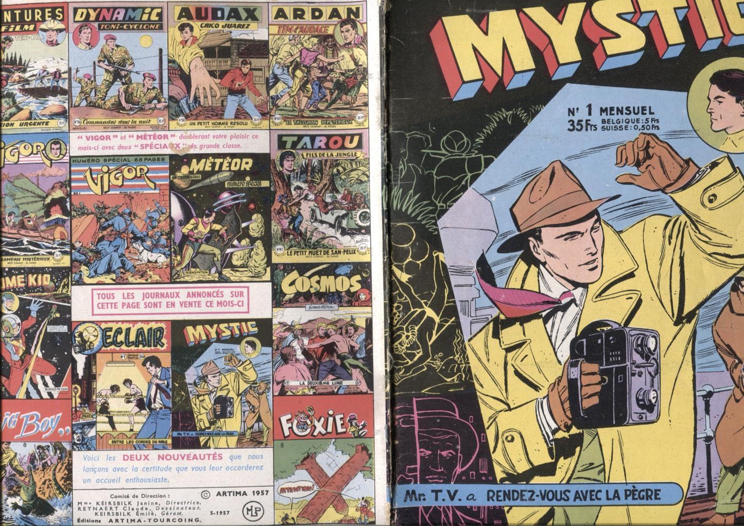 MYSTIC, Le Detective de la Television numero 01 (procede de retapado)