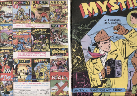 MYSTIC, Le Detective de la Television numero 01 (procede de retapado)