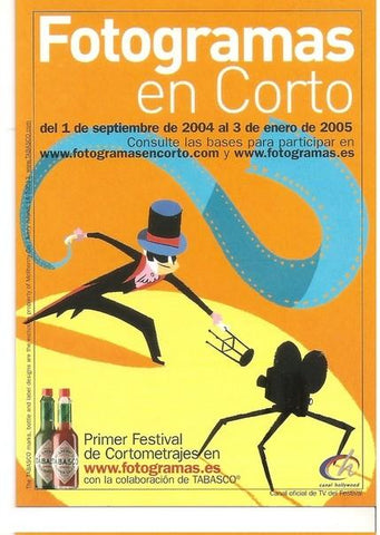Postal 047436 : Fotogramas en Corto. Primer Festival de Cortometrajes con la colaboracion de Tabasco