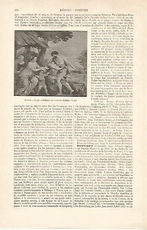LAMINA ESPASA 16915: Romulo y Remo por Cortona