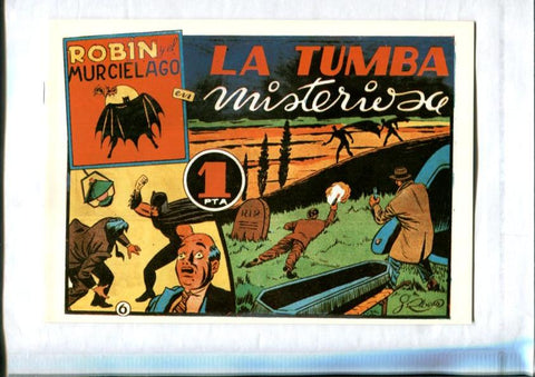 Facsimil: Robin y el Murcielago numero 06: La tumba misteriosa (Batman visto por Julio Ribera) 