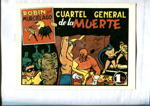 Facsimil: Robin y el Murcielago numero 09: cuartel general de la muerte (Batman visto por Julio Ribera) 