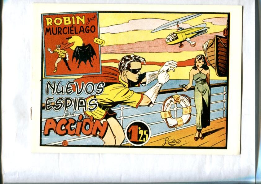 Facsimil: Robin y el Murcielago numero 12: Nuevos espias en accion (Batman visto por Julio Ribera) 