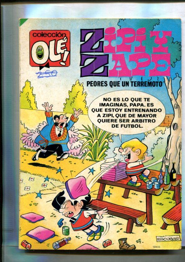 Coleccion Ole numero 157: Zipi y Zape: Peores que un terremoto (segunda edicion 1981)