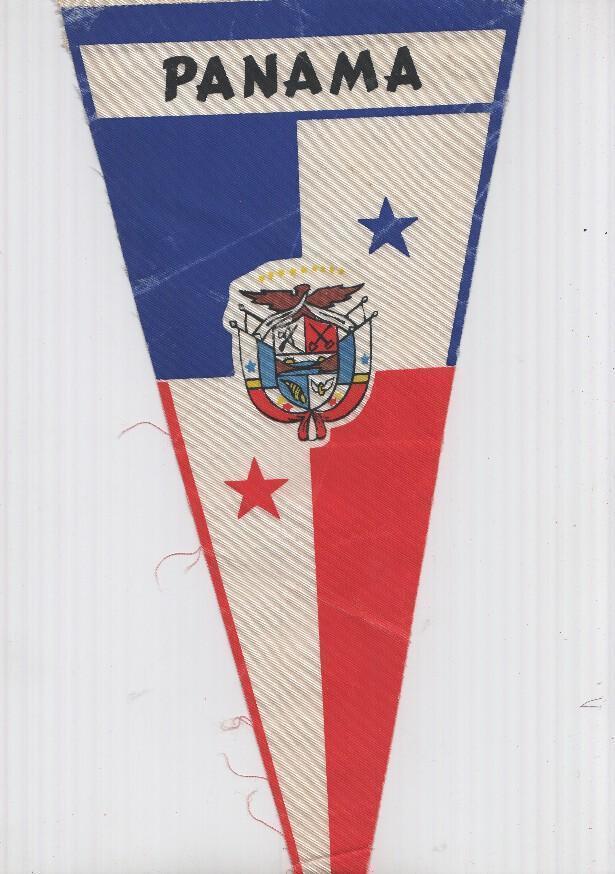 BANDERIN: PANAMA - Banderin con Escudo de PANAMA