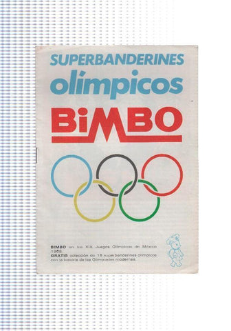 Superbanderines Olimpicos Bimbo (SOLO es el folleto de 8 paginas)