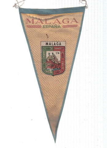 BANDERIN: MALAGA - Escudo de la ciudad de Malaga
