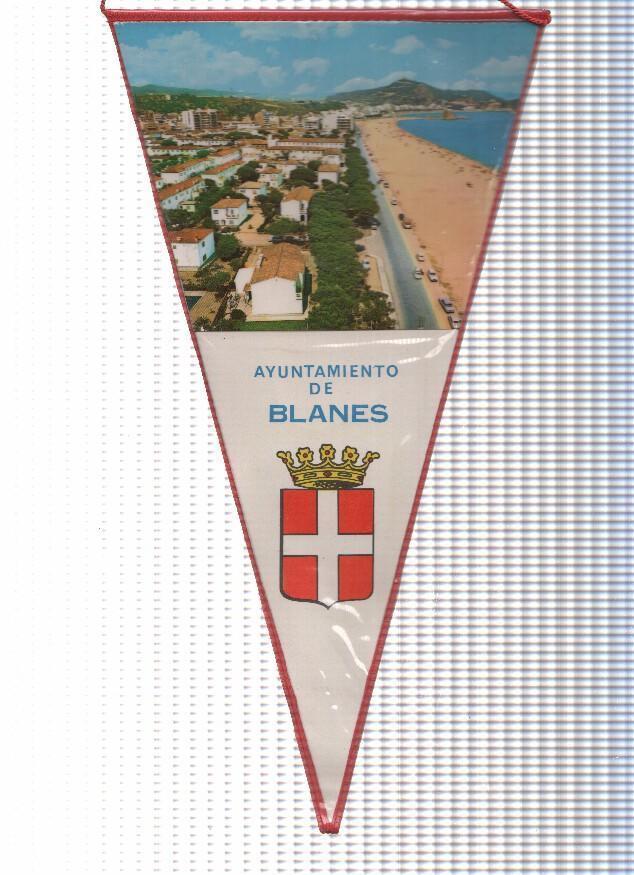 BANDERIN: BLANES - Imagen Aerea de Blanes y escudo (Numero 03)