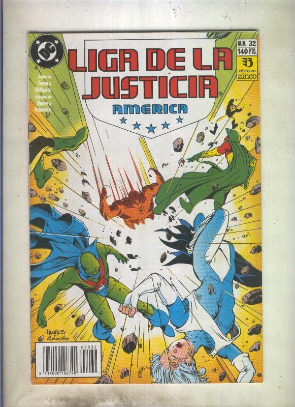 Liga de la Justicia America numero 32 (numerado 2 en trasera)