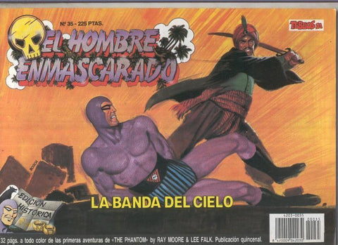 El Hombre Enmascarado numero 35 (numerado 1 en trasera)