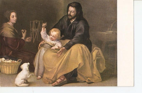 Postal 032322 : Museo del Prado Murillo. La Sagrada Familia del Pajarito