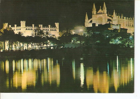 Postal 033349 : Palma Mallorca. La Lonha y Catedral