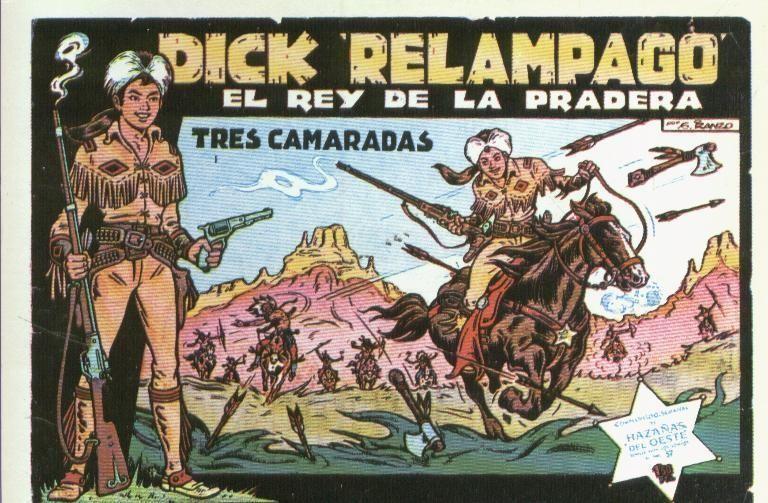 Postal 000657: Ficha: Dick Relampago