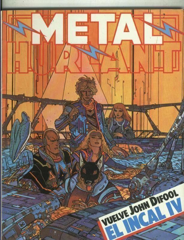 Metal Hurlant revista numero 34: El comic Rock por Dodo y Radis