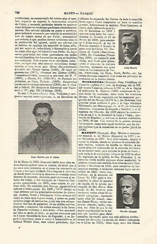 LAMINA ESPASA 18609: Juan Manen por Ramon Casas