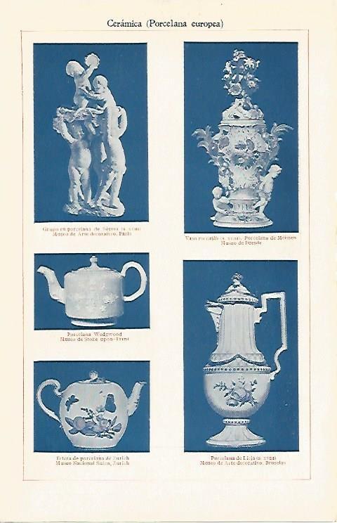 LAMINA ESPASA 2908: Porcelana europea