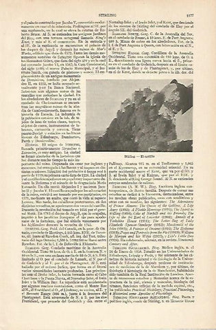 LAMINA ESPASA 7396: Castillo de Stirling Inglaterra