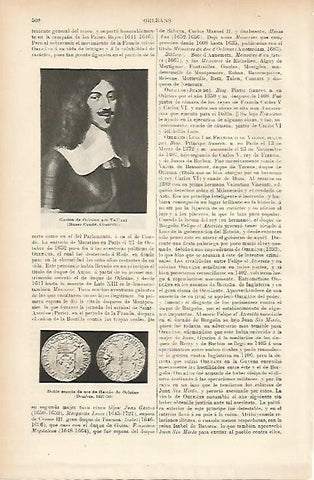 LAMINA ESPASA 7612: Gaston de Orleans por Vaillant
