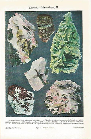 LAMINA ESPASA 10065: Minerales