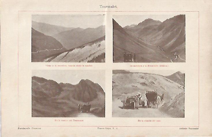 LAMINA ESPASA 10967: Vistas de Tourmalet Francia