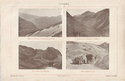 LAMINA ESPASA 10967: Vistas de Tourmalet Francia