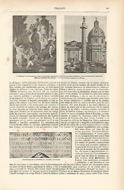 LAMINA ESPASA 11046: Columna de Trajano en Roma