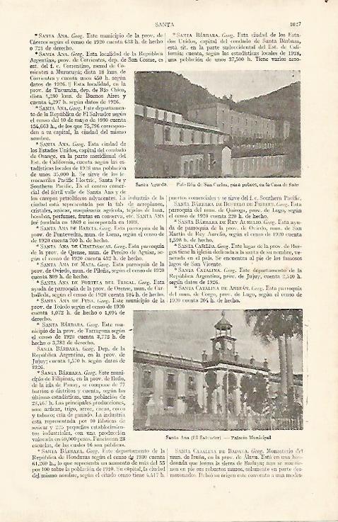 LAMINA ESPASA 14079: Pabellon de San Carlos en Santa Agueda Guipuzcoa