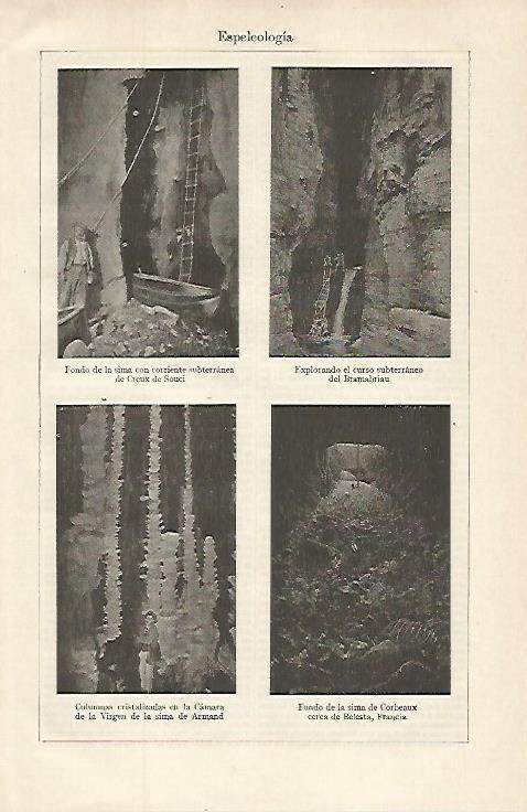LAMINA ESPASA 16252: Espeleologia