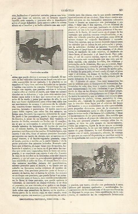 LAMINA ESPASA 17390: Carricoche catalan