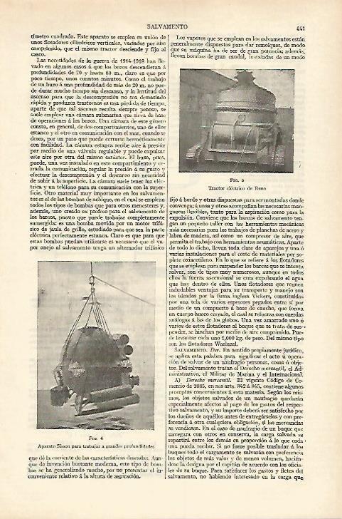 LAMINA ESPASA 18224: Tractor electrico de Reno