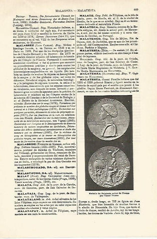 LAMINA ESPASA 18565: Medalla de Mlatesta por Pisano