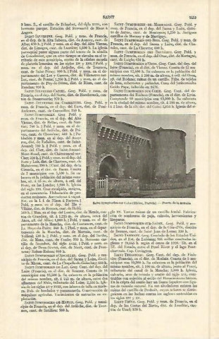 LAMINA ESPASA 17224: Muralla de Saint Symphorien sur Coise