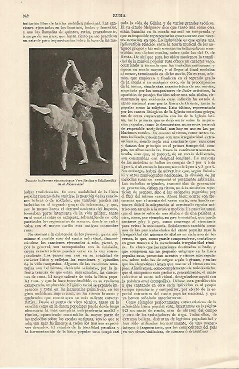 LAMINA ESPASA 19385: Veera Savina y Iolzikowsky en el Pajaro Azul