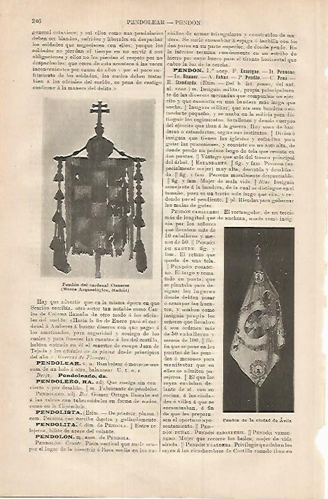 LAMINA ESPASA 17953: Pendon del Cardenal Cisneros