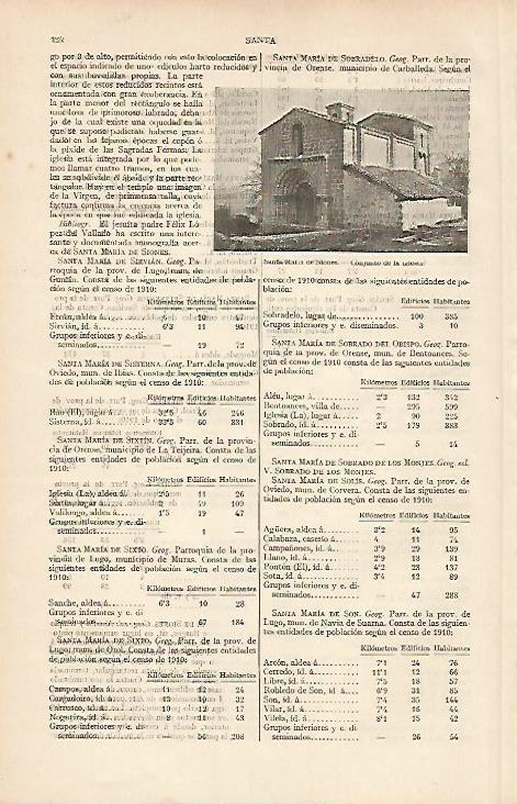 LAMINA ESPASA 19414: Santa Maria de Siones Burgos