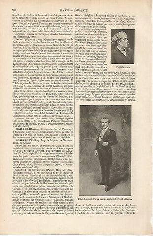 LAMINA ESPASA 19527: Pablo Sarasate por Llaneces