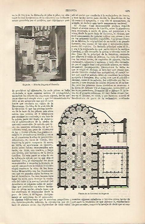 LAMINA ESPASA 19677: El Rastrillo de Segovia