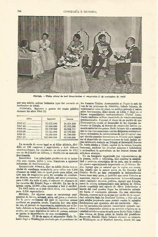 LAMINA ESPASA 21998: Visita de Lord Mountbatten a Abisinia