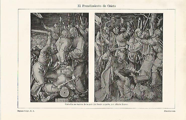 LAMINA ESPASA 16727: El prendimiento de Cristo