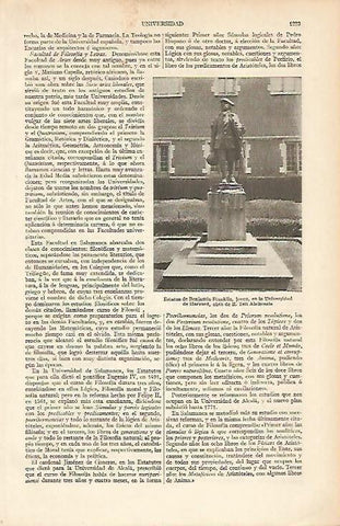 LAMINA ESPASA 12169: Estatua de Franklin en la Universidad de Harvard