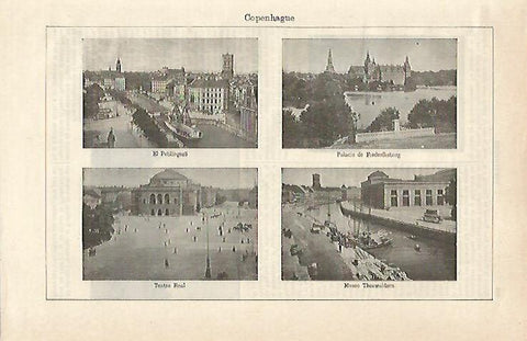 LAMINA ESPASA 14899: Edificios de Copenhague