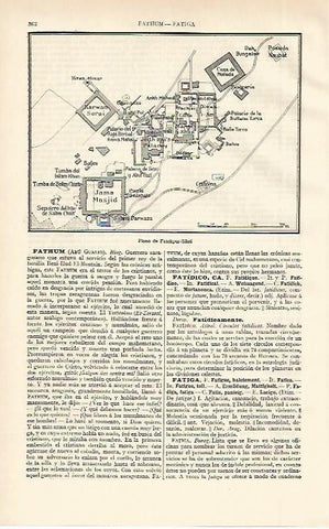 LAMINA ESPASA 2443: Plano de Fatehpur-Sikri India
