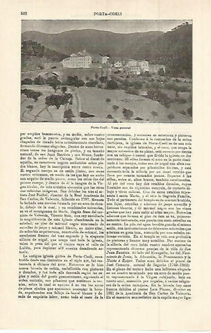 LAMINA ESPASA 15286: Vista de Porta Coeli