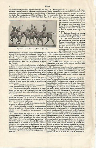 LAMINA ESPASA 15161: Jugadores de polo 