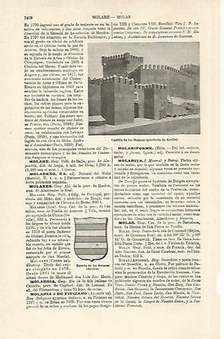 LAMINA ESPASA 24186: Castillo de los Molares en Sevilla