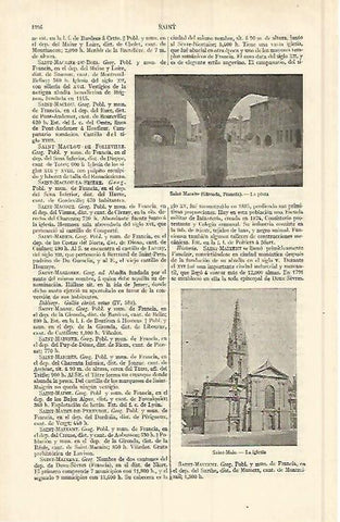 LAMINA ESPASA 17198:Plaza de Saint Macaire