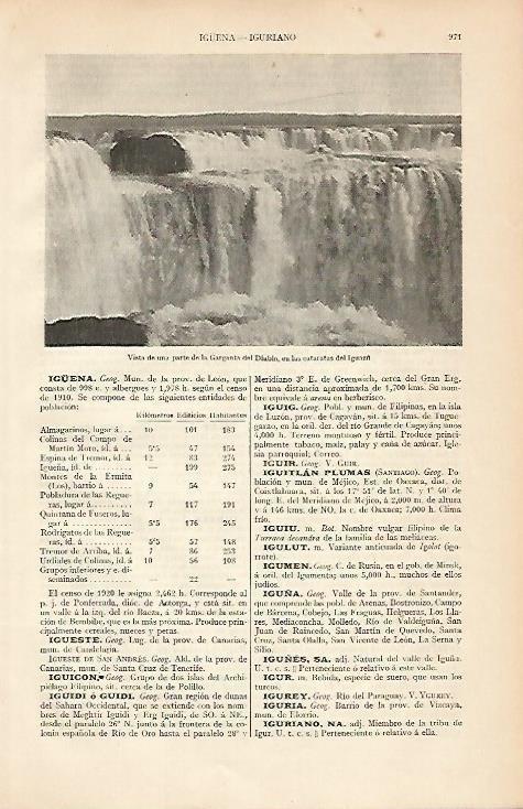 LAMINA ESPASA 4541: Garganta del Diablo Iguazu Brasil