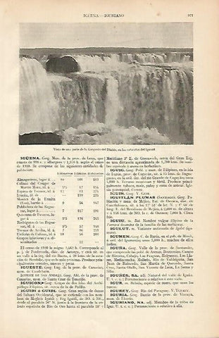 LAMINA ESPASA 4541: Garganta del Diablo Iguazu Brasil
