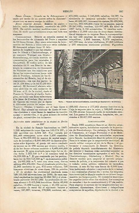 LAMINA ESPASA 25176: Viaducto del ferrocarril de Berlin