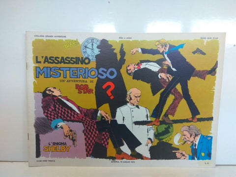 SERIE BOB STAR (RED BARRY), Numero 05: L'Assasino Misterioso (Collana Grandi Aventura 1975)